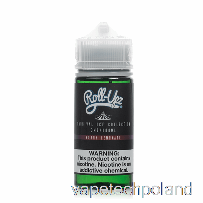 Vape Shop Warszawa Lemoniada Jagodowa Lodowa - Karnawał - Sok Roll Upz - 100ml 6mg